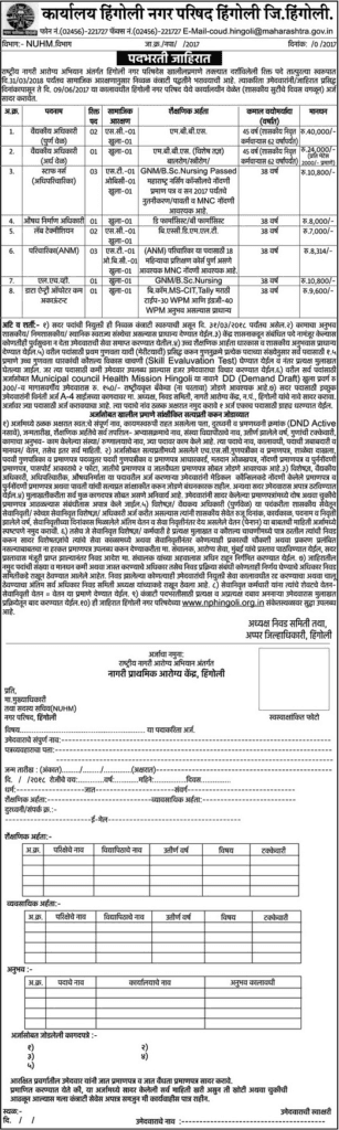 NPHINGOLI Recruitment 2017
