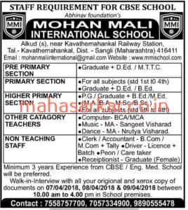 MMIS Sangli Recruitment 2018